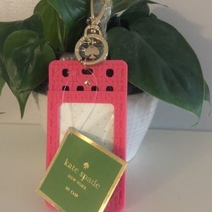 Kate Spade ID clip, NWT